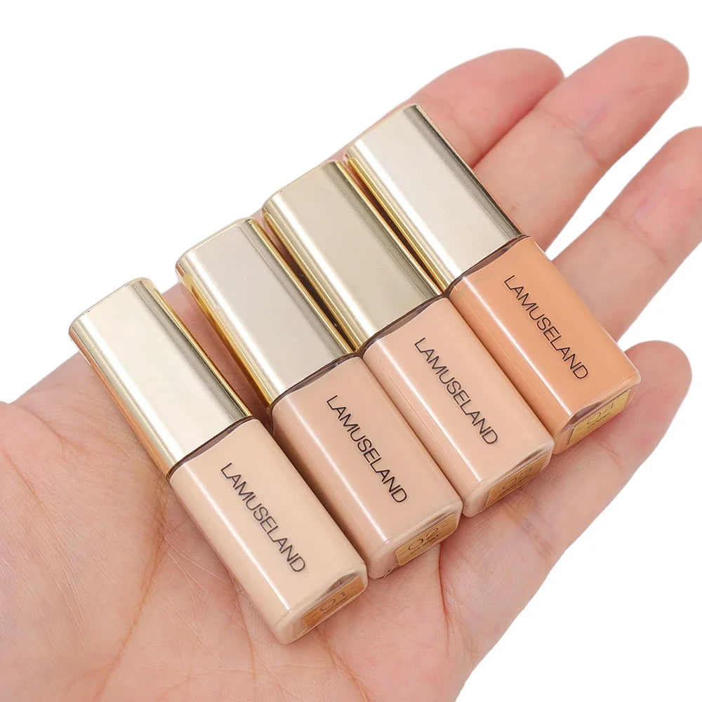 Mini High Coverage Liquid  Corrector anti Dark Circle Freckle Waterproof Foundation Cream for Face Makeup Base Cosmetic